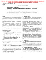 UNGÜLTIG ASTM D2583-95 10.10.2001 Ansicht