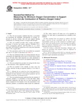 UNGÜLTIG ASTM D2863-12e1 1.4.2012 Ansicht