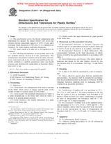 UNGÜLTIG ASTM D2911-94(2001) 1.1.2001 Ansicht