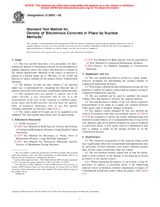 UNGÜLTIG ASTM D2950-05 1.6.2005 Ansicht