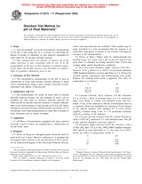 UNGÜLTIG ASTM D2976-71(1998) 10.12.1998 Ansicht