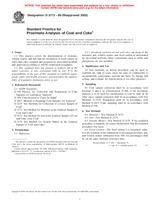 UNGÜLTIG ASTM D3172-89(2002) 10.4.2002 Ansicht