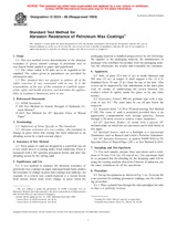 UNGÜLTIG ASTM D3234-88(1999) 10.4.1999 Ansicht