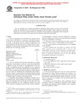 UNGÜLTIG ASTM D3689-90(1995) 1.1.1995 Ansicht