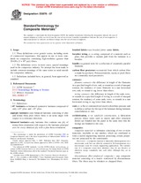 UNGÜLTIG ASTM D3878-07 1.5.2007 Ansicht