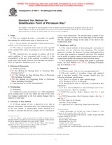 UNGÜLTIG ASTM D3944-88(2000) 1.1.2000 Ansicht
