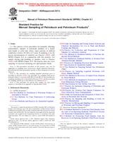 UNGÜLTIG ASTM D4057-06(2011) 1.6.2011 Ansicht