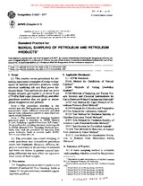 UNGÜLTIG ASTM D4057-81e2 1.1.1900 Ansicht