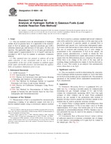 UNGÜLTIG ASTM D4084-05 1.2.2005 Ansicht