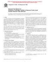 UNGÜLTIG ASTM D4084-94(1999) 10.11.1999 Ansicht