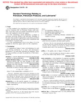 UNGÜLTIG ASTM D4175-01 1.10.1961 Ansicht