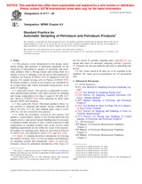 UNGÜLTIG ASTM D4177-95 1.1.1900 Ansicht