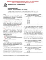 UNGÜLTIG ASTM D4354-99(2004) 1.11.2004 Ansicht
