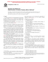 UNGÜLTIG ASTM D4530-03 10.5.2003 Ansicht