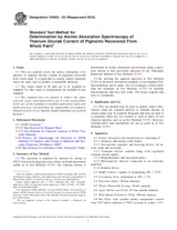 UNGÜLTIG ASTM D4563-02(2015) 1.6.2015 Ansicht