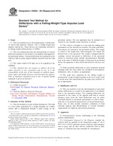 UNGÜLTIG ASTM D4694-09(2015) 1.5.2015 Ansicht