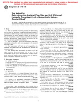 UNGÜLTIG ASTM D4716-00 10.7.2001 Ansicht