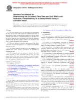 UNGÜLTIG ASTM D4716-08(2013) 1.1.2013 Ansicht