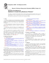 UNGÜLTIG ASTM D4807-05(2015) 1.4.2015 Ansicht