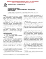 UNGÜLTIG ASTM D4810-88(1999) 10.11.1999 Ansicht