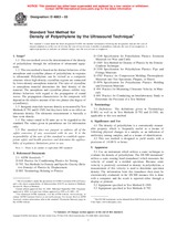 UNGÜLTIG ASTM D4883-03 10.7.2003 Ansicht