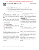 UNGÜLTIG ASTM D4892-89(2004) 1.11.2004 Ansicht