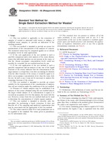 UNGÜLTIG ASTM D5233-92(2004) 15.5.2004 Ansicht