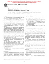 UNGÜLTIG ASTM D5287-97(2002) 10.6.1997 Ansicht