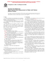 UNGÜLTIG ASTM D5390-93(2002) 15.4.1993 Ansicht