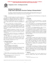 UNGÜLTIG ASTM D5514-94(2001) 15.2.1994 Ansicht