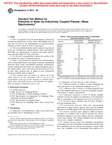 UNGÜLTIG ASTM D5673-96 10.1.2002 Ansicht