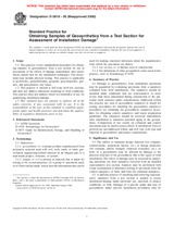 UNGÜLTIG ASTM D5818-95(2000) 1.1.2000 Ansicht