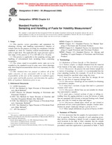 UNGÜLTIG ASTM D5842-95(2000) 10.4.2000 Ansicht