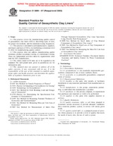 UNGÜLTIG ASTM D5889-97(2003) 10.12.1997 Ansicht