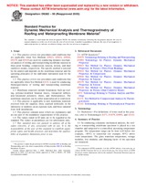 UNGÜLTIG ASTM D6382-99(2005) 1.5.2005 Ansicht