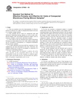 UNGÜLTIG ASTM D7063-05 15.9.2005 Ansicht