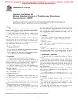 UNGÜLTIG ASTM D7274-06 1.7.2006 Ansicht