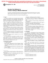 UNGÜLTIG ASTM E8-00b 10.10.2001 Ansicht