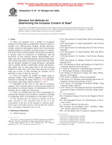 UNGÜLTIG ASTM E45-97(2002) 10.4.1997 Ansicht