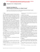 UNGÜLTIG ASTM E82-91(2001) 1.1.2001 Ansicht