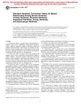 UNGÜLTIG ASTM E140-97e3 10.1.2002 Ansicht