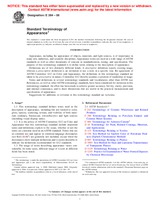 UNGÜLTIG ASTM E284-08 1.8.2008 Ansicht