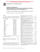 UNGÜLTIG ASTM E350-95(2005) 1.5.2005 Ansicht