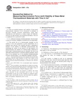 UNGÜLTIG ASTM E601-07a 1.11.2007 Ansicht
