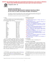 UNGÜLTIG ASTM E607-02 10.10.2002 Ansicht