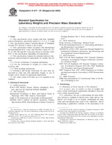 UNGÜLTIG ASTM E617-97(2003) 10.11.1997 Ansicht