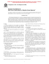 UNGÜLTIG ASTM E643-84(2000) 1.1.2000 Ansicht