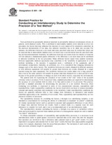 UNGÜLTIG ASTM E691-99 10.5.1999 Ansicht
