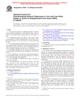 UNGÜLTIG ASTM E693-01(2007) 1.6.2007 Ansicht