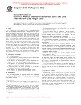 UNGÜLTIG ASTM E739-91(2004) 1.5.2004 Ansicht